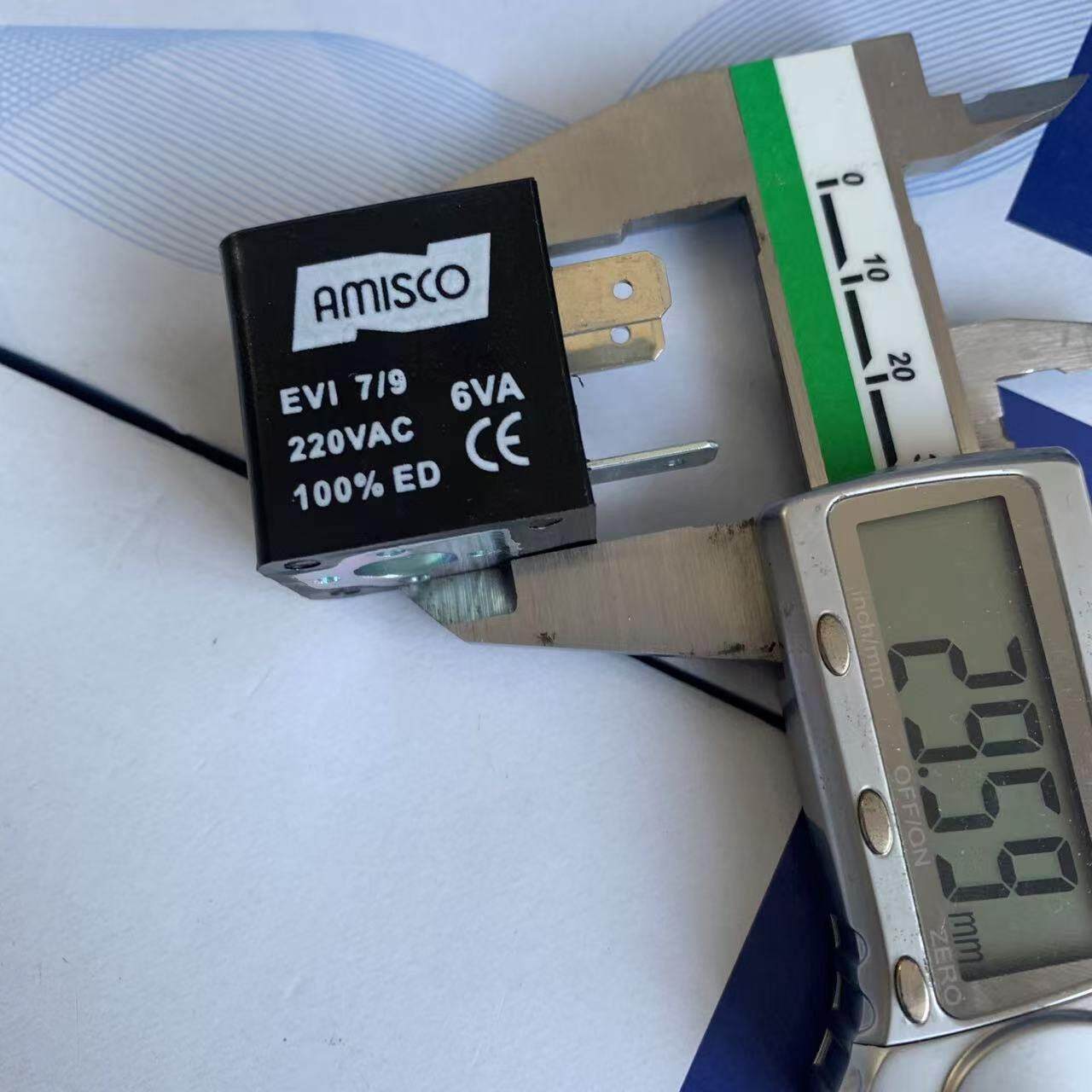 意大利AMISCO线圈电磁阀线圈DC24V AC220V AC110V DC12V整套