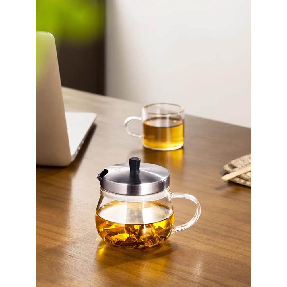 唯成耐热加厚玻璃过滤泡茶壶小号单人冲茶器功夫煮茶家用养生简易