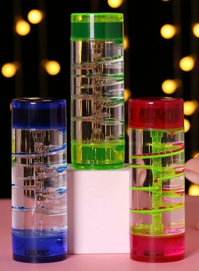 中柱转盘滴螺旋滑梯油漏水漏水滴沙漏计时器玩具礼品装饰品