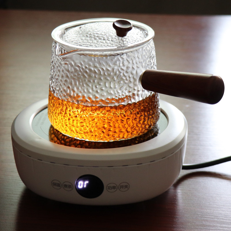 围炉煮茶壶煮茶炭火玻璃提梁壶加厚耐热喝茶碳功夫茶具