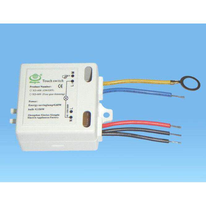 触摸开关 XD-608 ON/OFF 220V 台灯DIY配件调光器灯饰