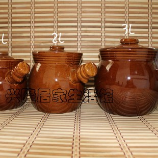 热销土陶土质锂里立汤煲炖煲单把手瓦罐汤煲砂锅罐炖肉煲罐煲汤煲