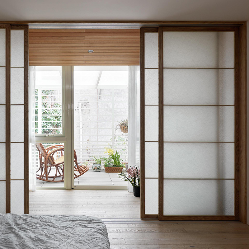 日式格子门榻榻米移门定制日料店和室装修实木隔断屏风日式推拉门