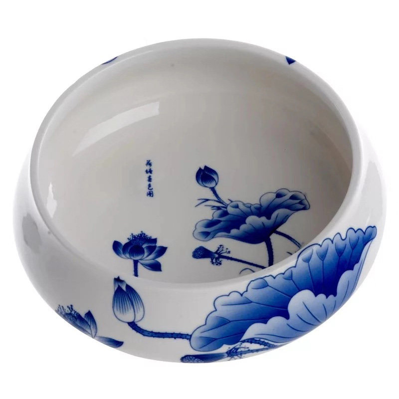 东茶西壶 茶碗建茶杯碗杯洗茶盅茶钵盂 青花瓷茶洗号