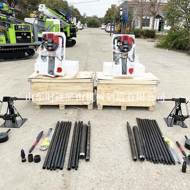 雄泰冲击式无扰动土壤取样钻探机 直推式汽油款15米环保取土钻机