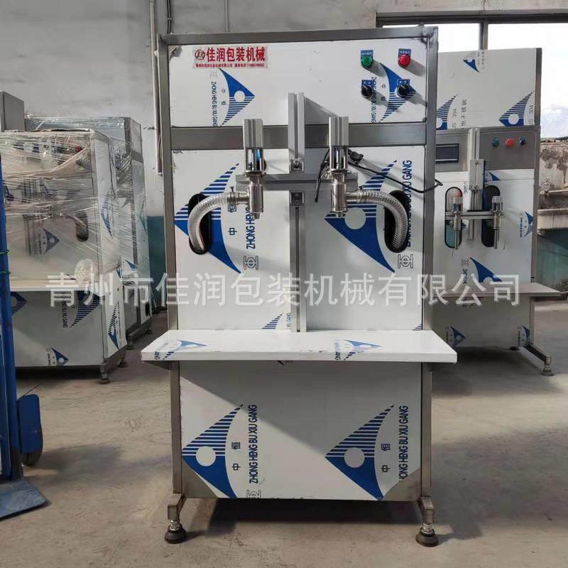 半自动柱塞式灌装机 5L小型食用油灌装机 双头洗衣液灌装机供应