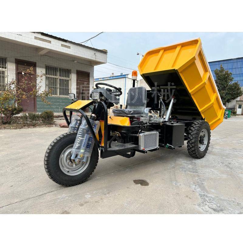 厂家直销液压自卸柴油三轮车 矿用农用工程翻斗车 高品质载重运输