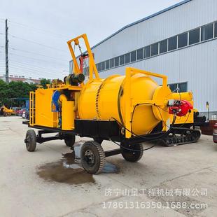 沥青炒料车 5方沥青罐搅拌罐车加厚罐体沥青拌和机牵引式