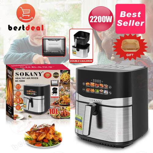 10L air fryer Touch Screen English Air fryer 英文空气炸锅AR