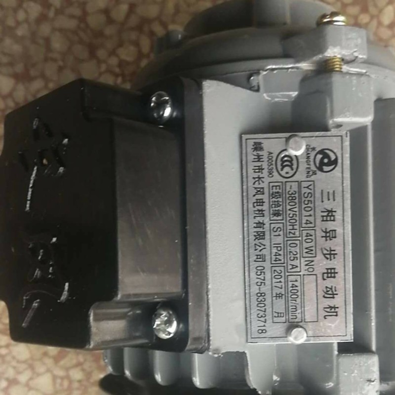 三相异步电动机YS AO2 5024/501E4嵊州市长乐40W/60W长风油泵电机