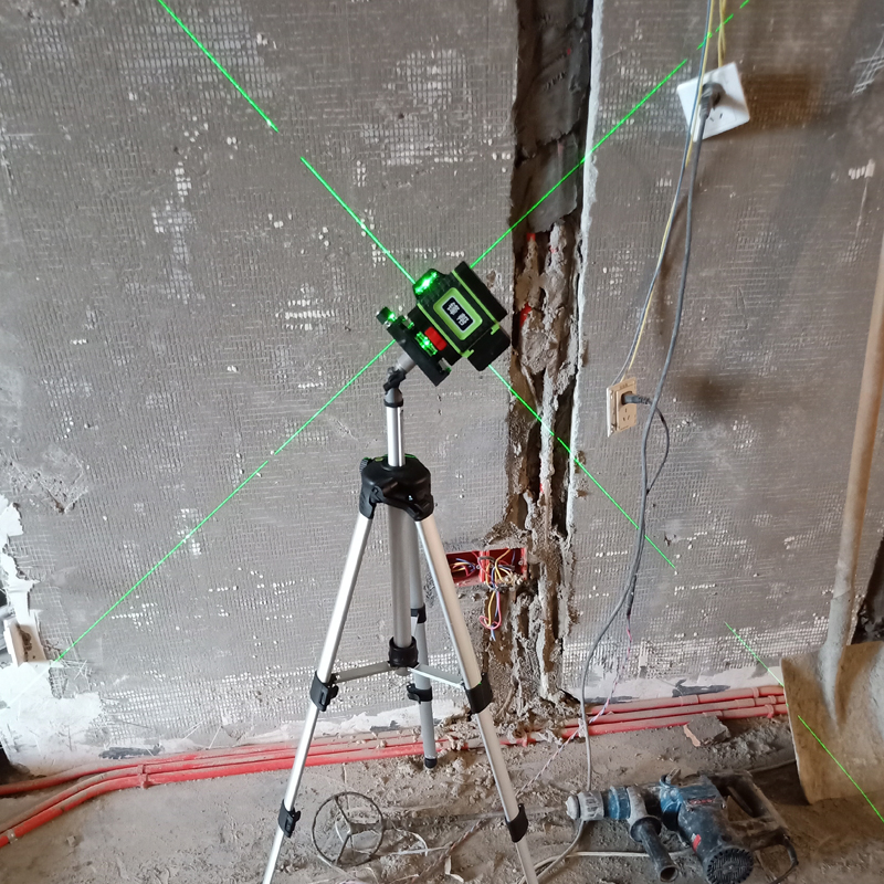 锋帮贴地仪红外线激光超亮12线水平仪器绿光高精度自动打线蓝光3d