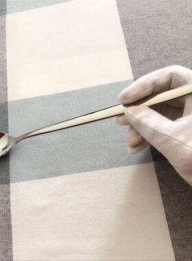 德国WMF原装进口福腾宝酒店不锈钢长柄冰茶勺冰激凌搅拌勺子
