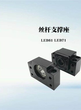 LEB61 LEB71-10/12/15/17/20/25/30/35/40 配C5轴承 丝杆支座组件