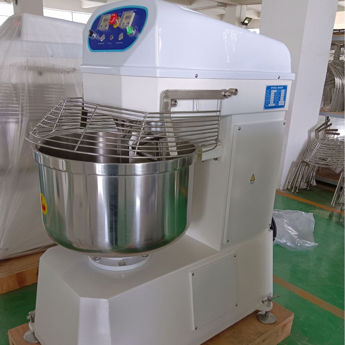 商用和面机120/130升双动双速打面揉面机两包面粉Dough mixer定制