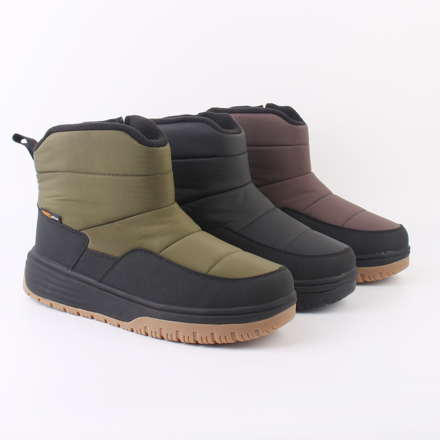 出口俄罗斯抗寒-30° 男士一脚蹬户外羊毛雪地靴防水保暖户外棉靴