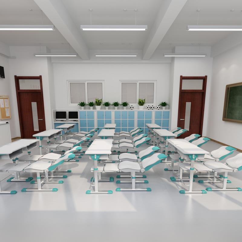 工厂直销午休课桌椅学校培训班家用学习可躺折叠可升降课桌椅套装