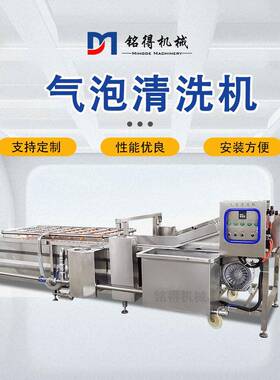 大型果蔬清洗机商用不锈钢洗菜机包菜清洗鼓泡去残泥沙清洗机