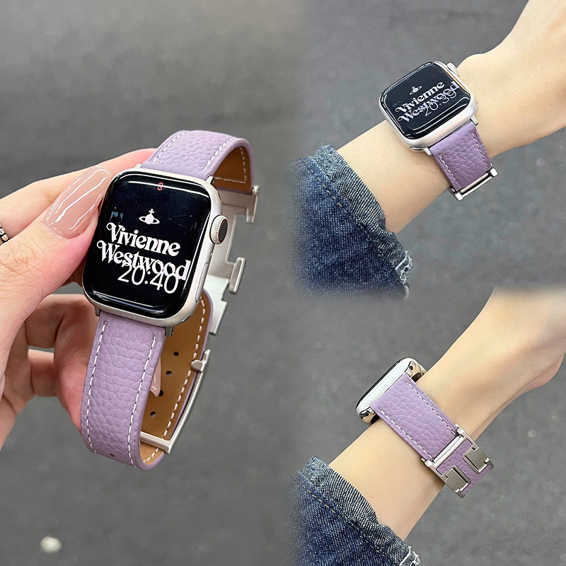 适用华为手表Fit4H扣荔枝纹表带
