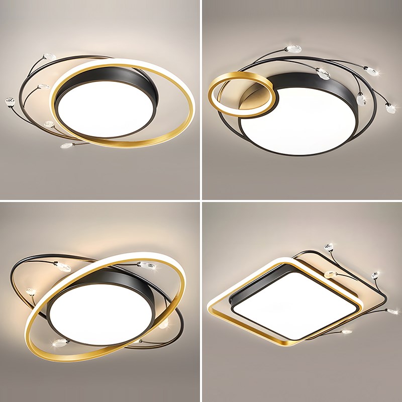 卧室灯现代简约大气2024年新款设计师款房间吸顶灯极简客卧餐厅灯