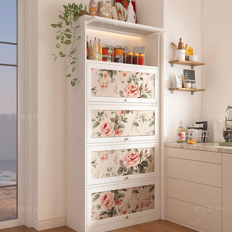 凯贝嘉柜子贴纸复古花卉装饰翻新家具贴画改造橱柜自粘防水墙纸,家居饰品,软装墙贴,淘宝优惠券,粉丝福利购,淘宝优惠卷