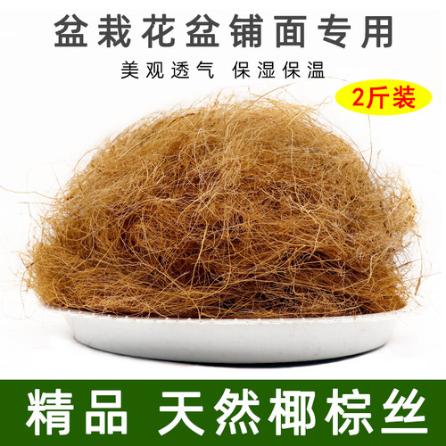 椰棕丝铺面天然椰丝园艺花卉盆栽装饰椰壳丝鸟窝保暖纤维草丝椰毛