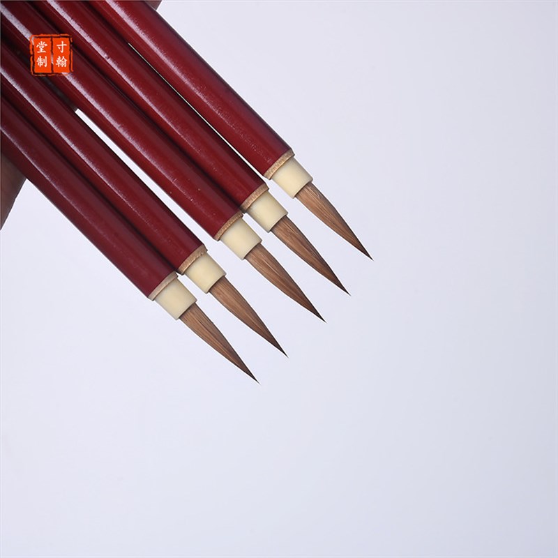 勾线笔小楷专用狼毫小水彩国画工笔描边头发丝簪花初学者抄经毛笔