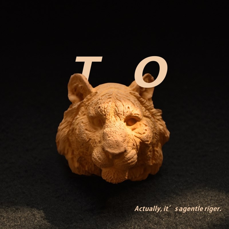 车载装饰品老虎空调出风口夹网红创意扩香石摆件潮流车内装饰香薰