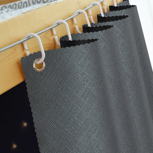 强遮光加厚床帘学生宿舍上铺帘子女寝室上下铺男窗帘桌帘遮挡布帘