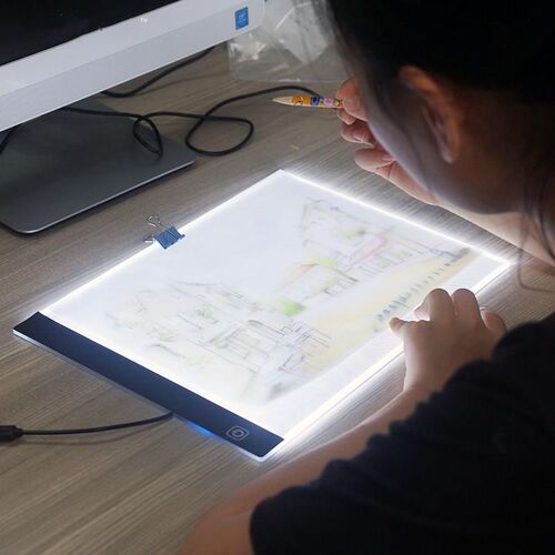 漫画用学生绘画板画画灯箱桌绘图漫画灯板学画书法拷贝台led屏led
