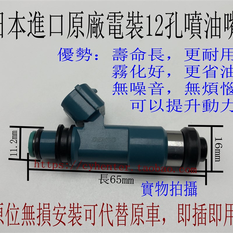 适用东南得利卡富利卡菱绅4G63 4G64 12孔喷油嘴咀器改装