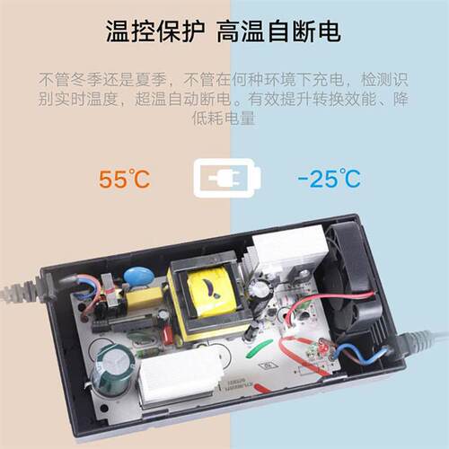 淮海电动车适配充电器48V52AH60V32AH45AH72伏60安电动三轮车