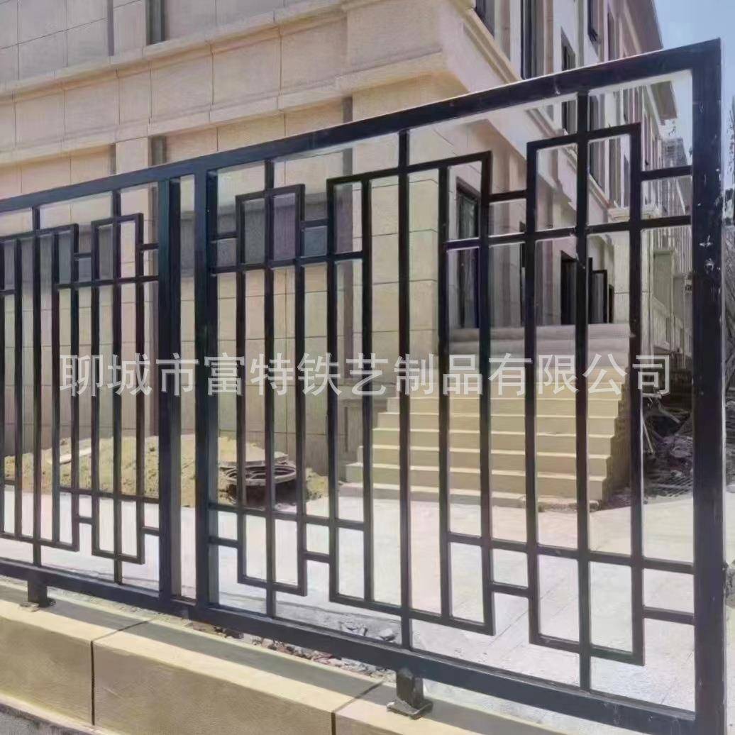 锌钢护栏学校小区围栏别墅庭院围墙铁栅栏户外安全防护铁艺栏杆