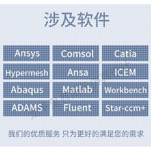 ABAQUS 代做有限元 FLUENT cfd彷真分析ANSYS COMSOL流体结构 cae