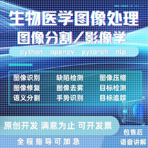 python机器深度学习程序pytorch医学图像分割设计nlp算法研发