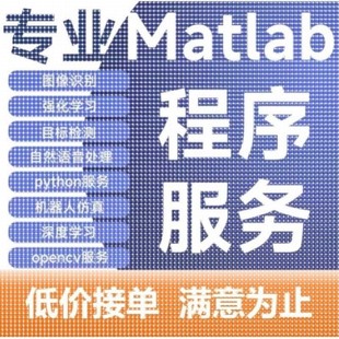 matlab程序代编simulink彷真代码调试指导matlab代做帮做算法代编