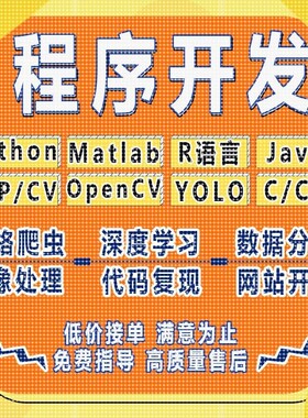 python代做编程matlab代码帮跑通深度学习机器R语言yolo算法复现