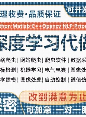 python代编接单算法优化辅导编程讲解模型程深度学习训练nlp代做