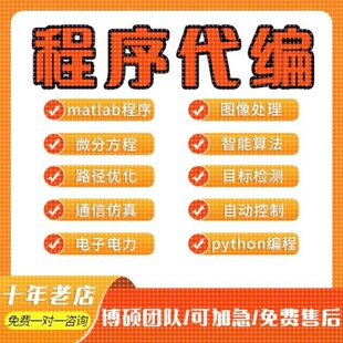 matlab代码帮做程序代编通信仿真代码复现算法改进图像信号分析