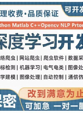 matlab程序代编深度机器学习神经网络优化图像信号处理算法python