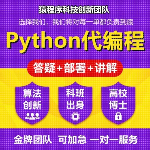 Python代编程机器学习算法接单代码代做神经网络爬虫数据抓取写作