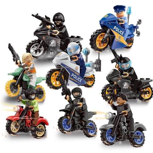 纽恩斯积木盲盒儿童益智拼