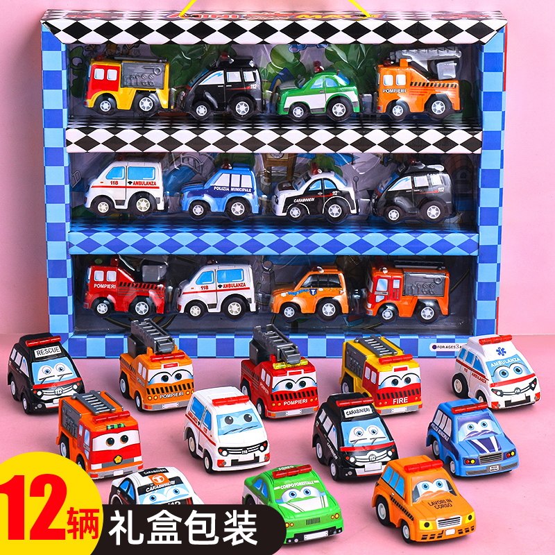 纽恩斯儿童回力警车玩具3