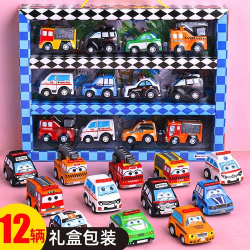 纽恩斯儿童回力警车玩具3