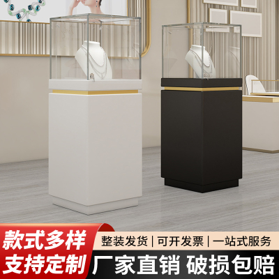 木质玻璃柜台珠宝首饰展示柜