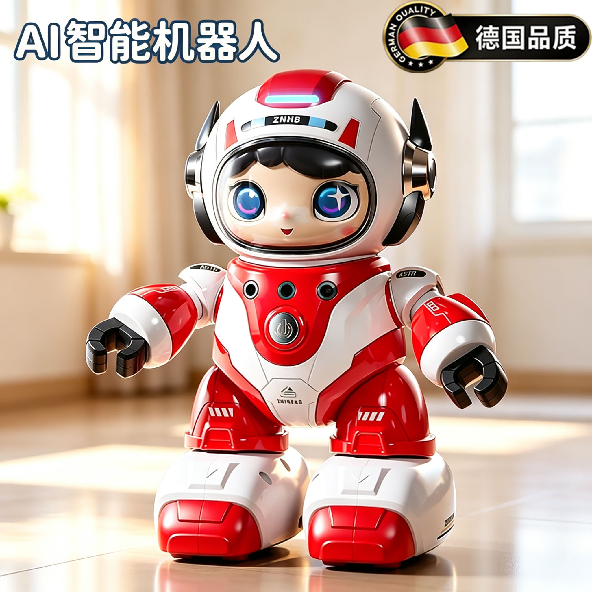 德国新款ai智能遥控编程机器人