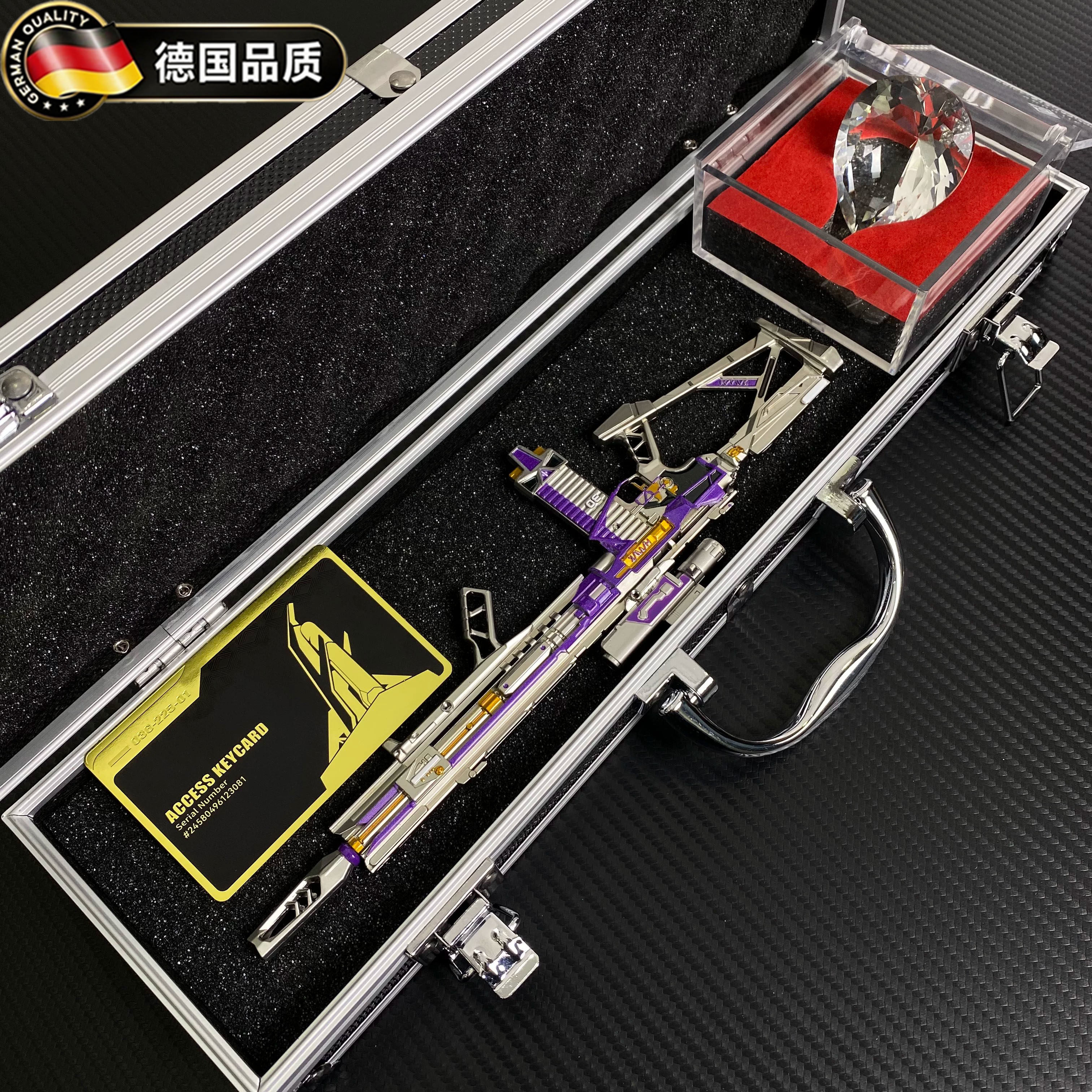 德国三角洲行动周边组装M7棱镜攻势小枪可拆卸枪模合金玩具六一节