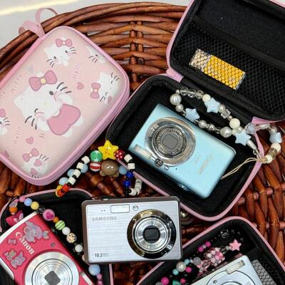 ccd收纳包hellokitty索尼佳能相机便携整理盒防摔防水保护盒送礼