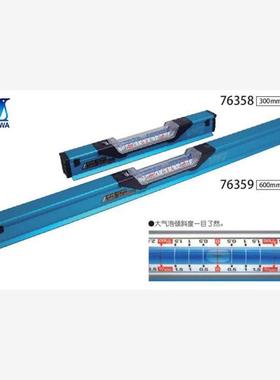 日本亲和SHINWA企鹅蓝色水平尺 倾斜度用一管式 300mm76358/76359