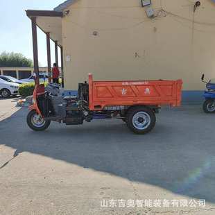 矿山电动自卸运输车 22马力柴油三轮车 工程液压三马车