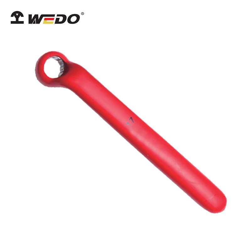 WEDO维度 IN531A 绝缘浸塑单头高颈梅花扳手耐压1000V电工专用梅